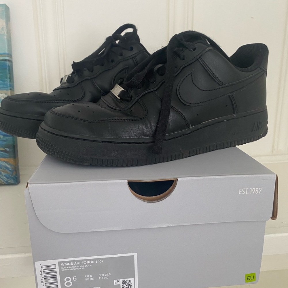 Nike Women's Air Force 1 Sneakers - Black